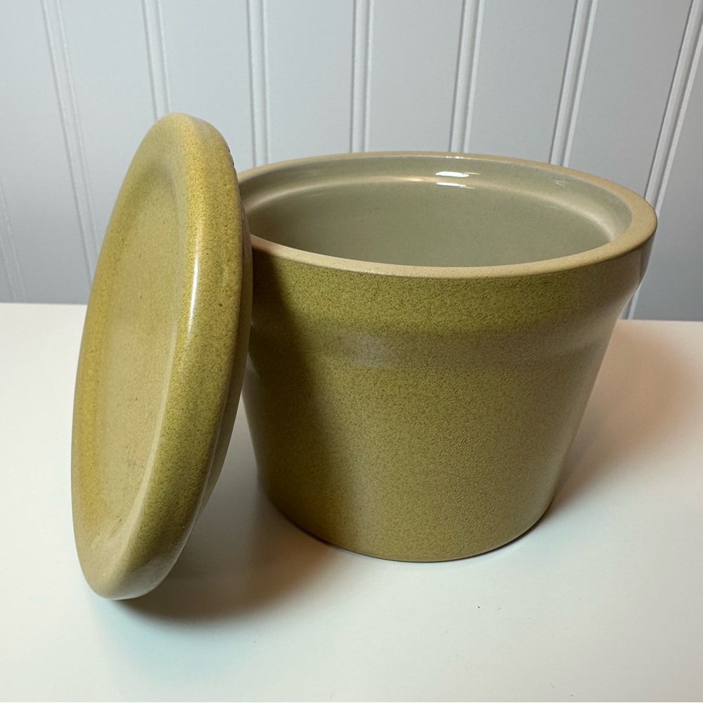 Denby Stoneware Crock-Gold or Mustard
